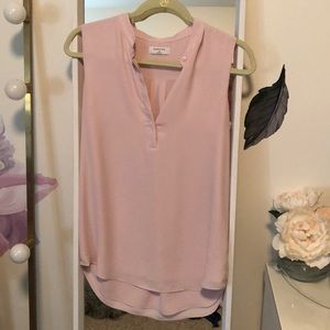 Babaton Pink loose sleeveless blouse